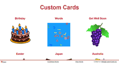 Desktop Screenshot of customcards.biz